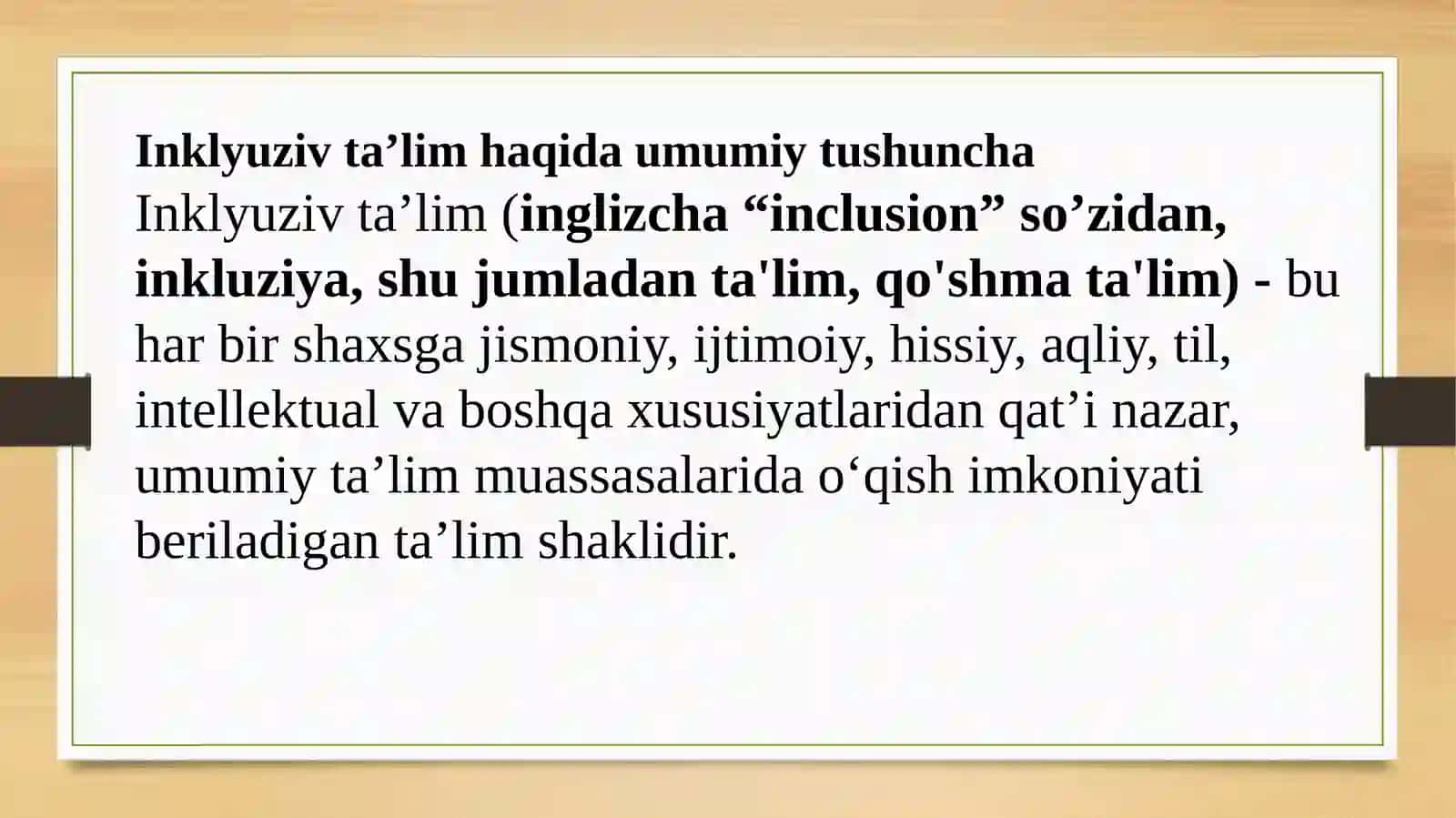 Turlidarajadagi intellektual yetishmovchiligi bo‘lgan bolalar uchun inkluziv ta’lim strategiyalari 4