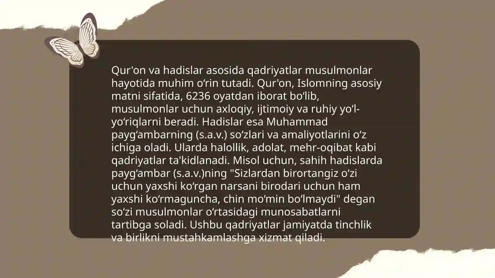 Islom qadriyatlari va maʼrifati 4
