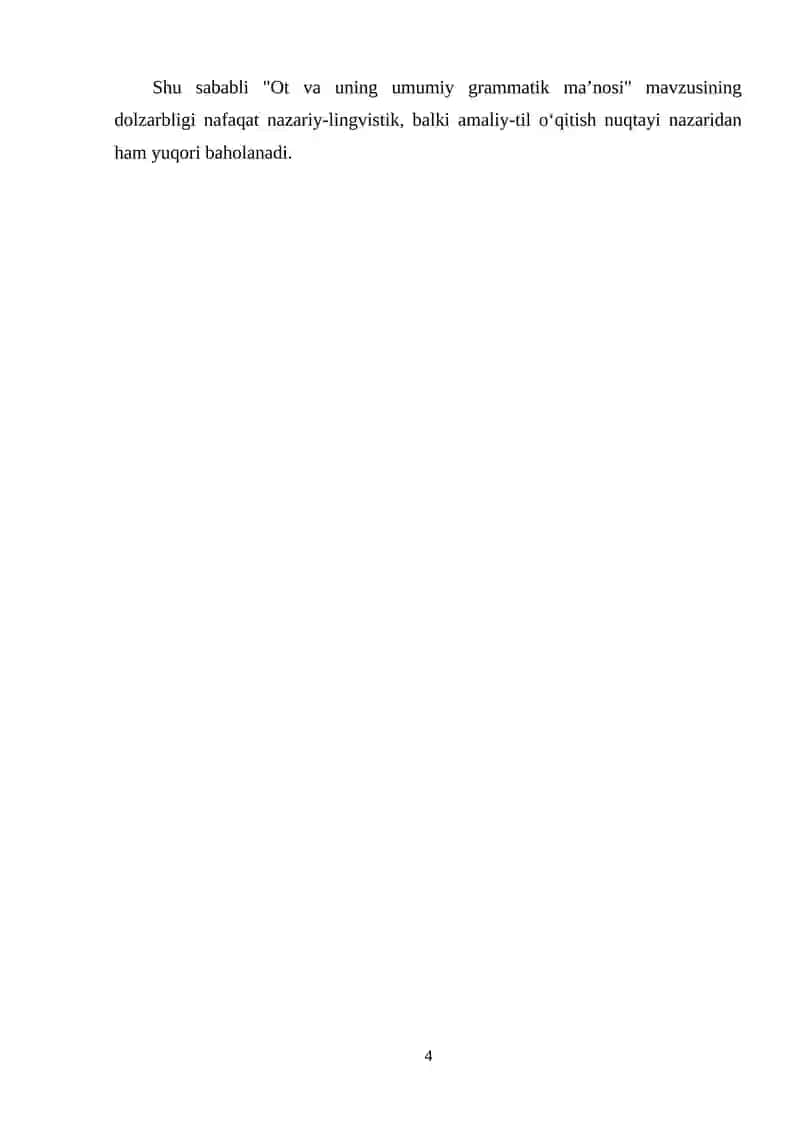 Ot va uning umumiy grammatik manosi 4