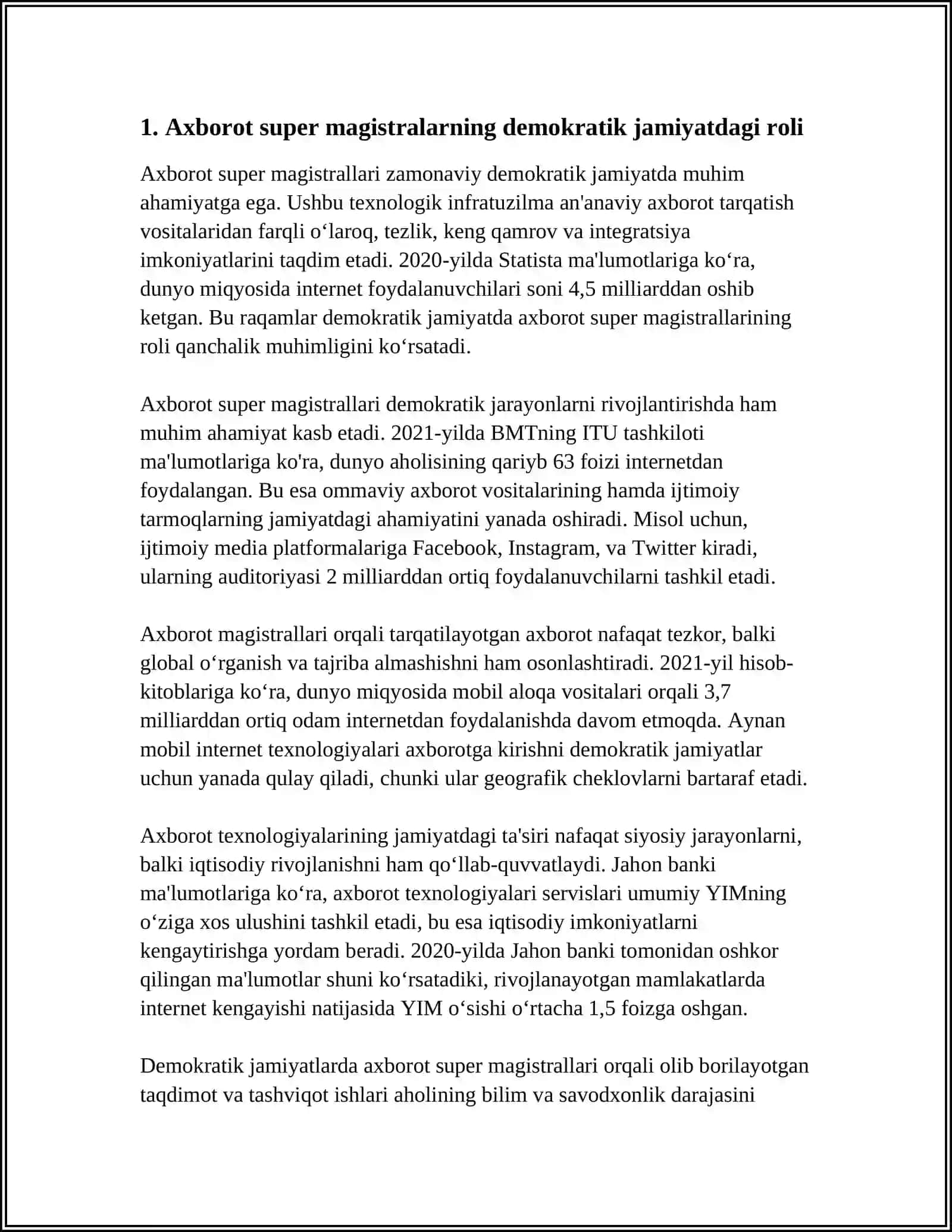 AXBOROT SUPER MAGISTIRALLARI VA DEMOKRATIYA 4