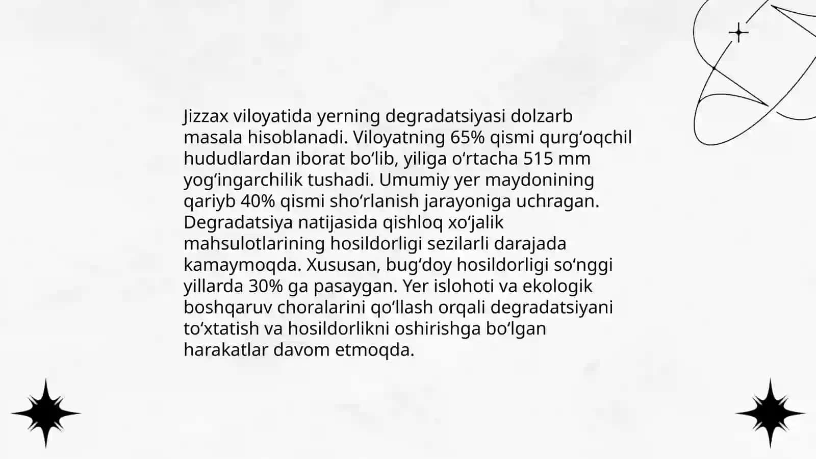 Jizzax viloyatining geoekologik vaziyatini baholash 4
