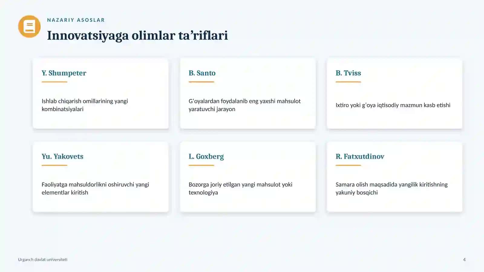 Iqtisodiyotni innovatsion rivojlantirish sharoitida marketingni shakllantirishning nazariy asoslari 4