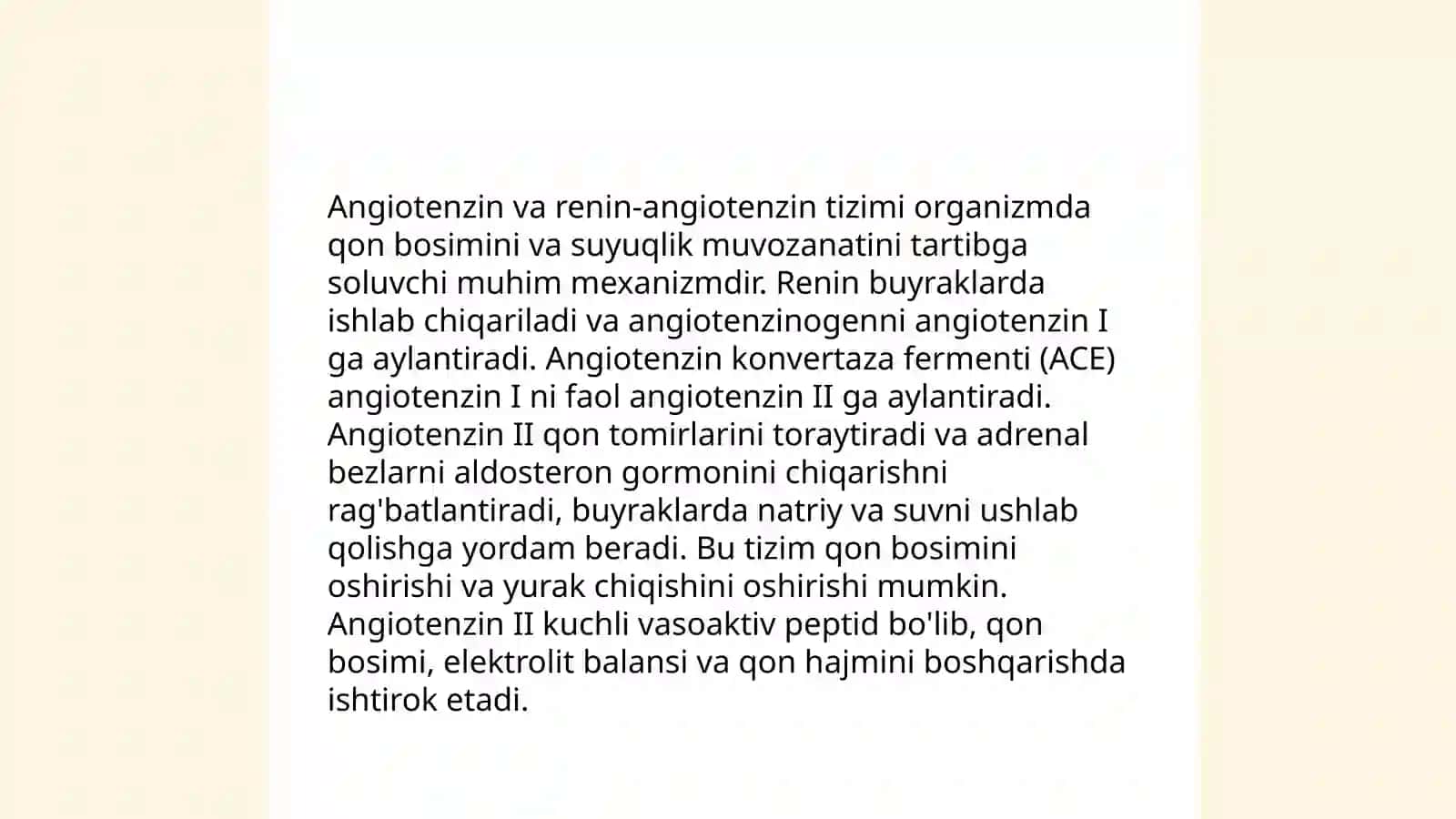 Arterial bosimning boshqaruvdagi buyrakning roʻli 4