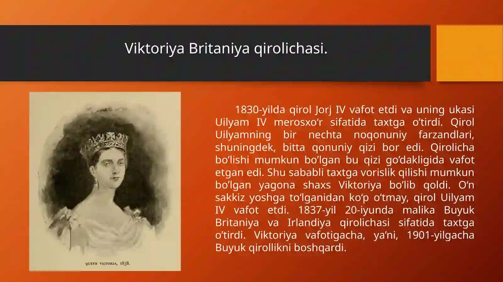Buyuk Britaniya qirolicha Viktoriya davrida 4