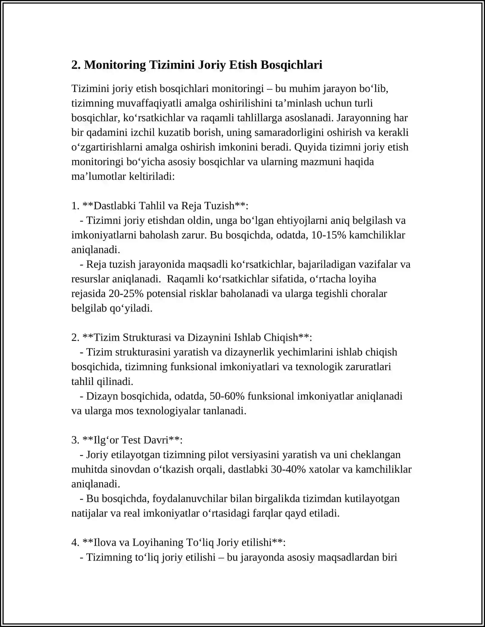 MTT Larda Monitoring Tizimini Tashkil etish 4