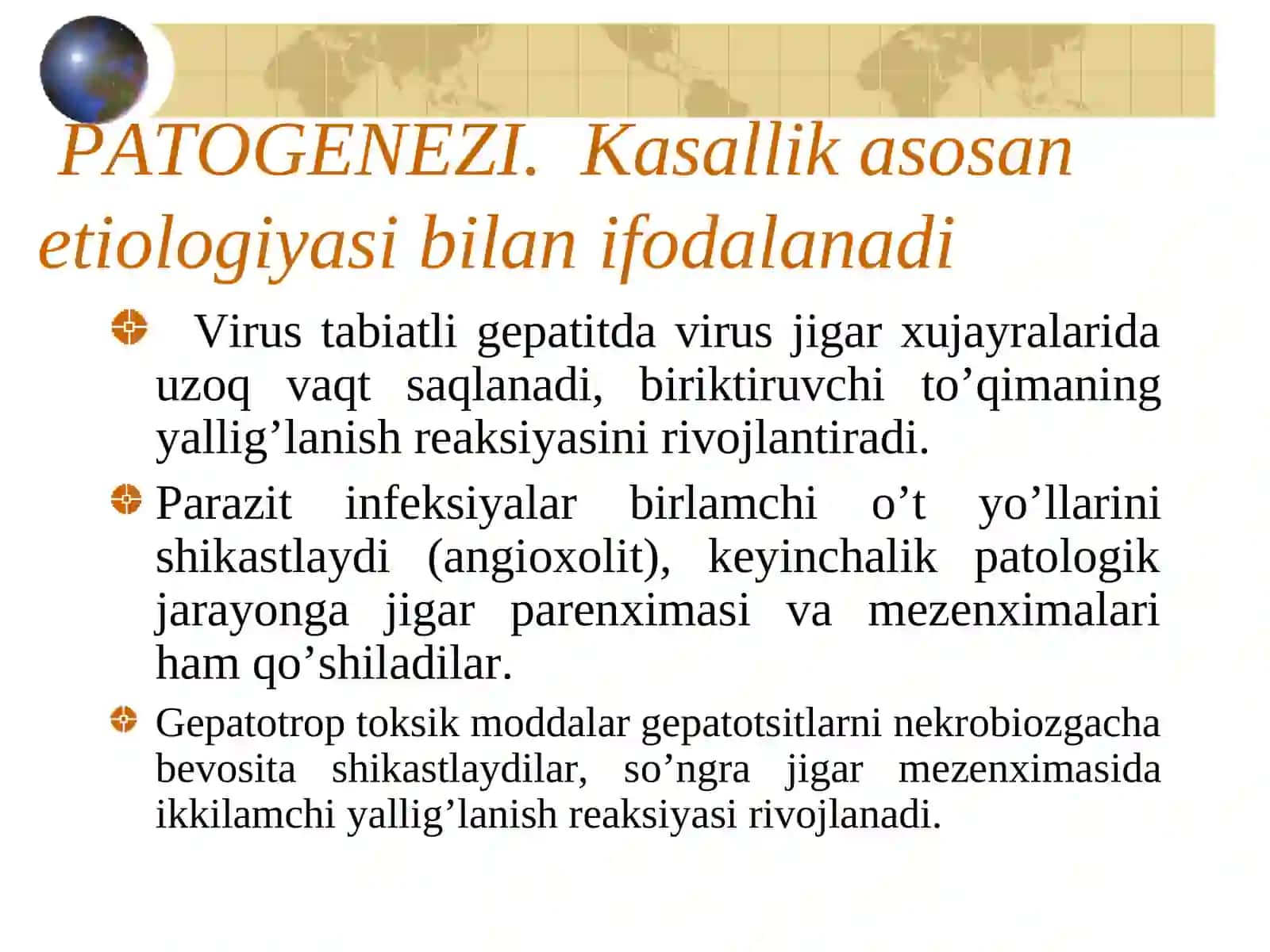 Surunkali gepatit. Jigar sirrozi. Surunkali pankreatit va surunkali xolesistit 4