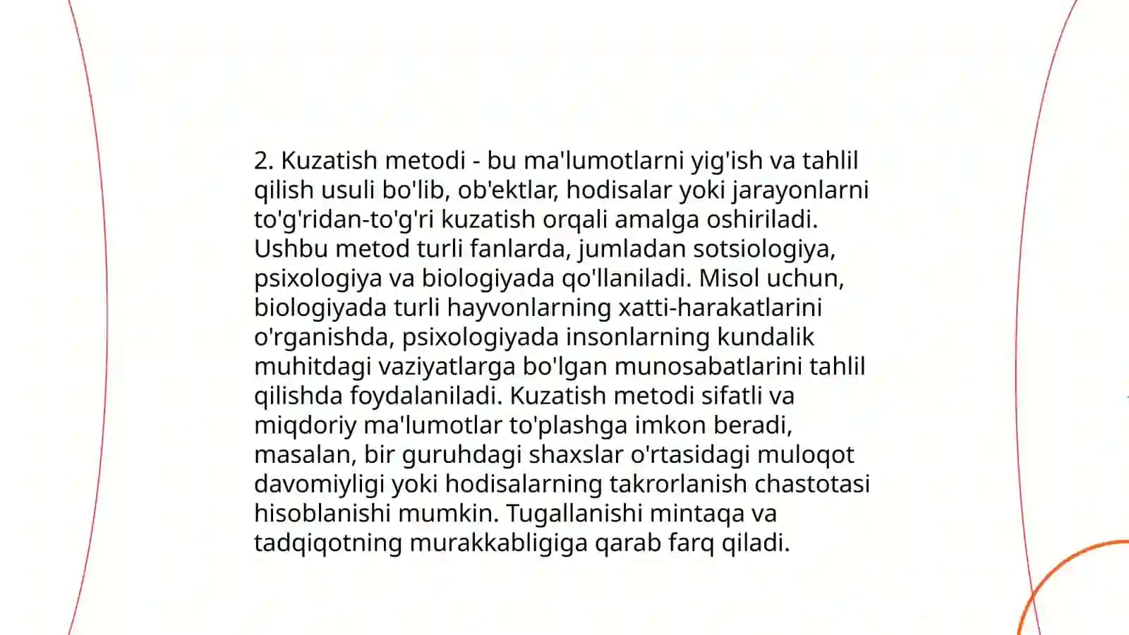 Boshqaruv psixologiyasi faninig ilmiy-tadqiqot metodlari 4