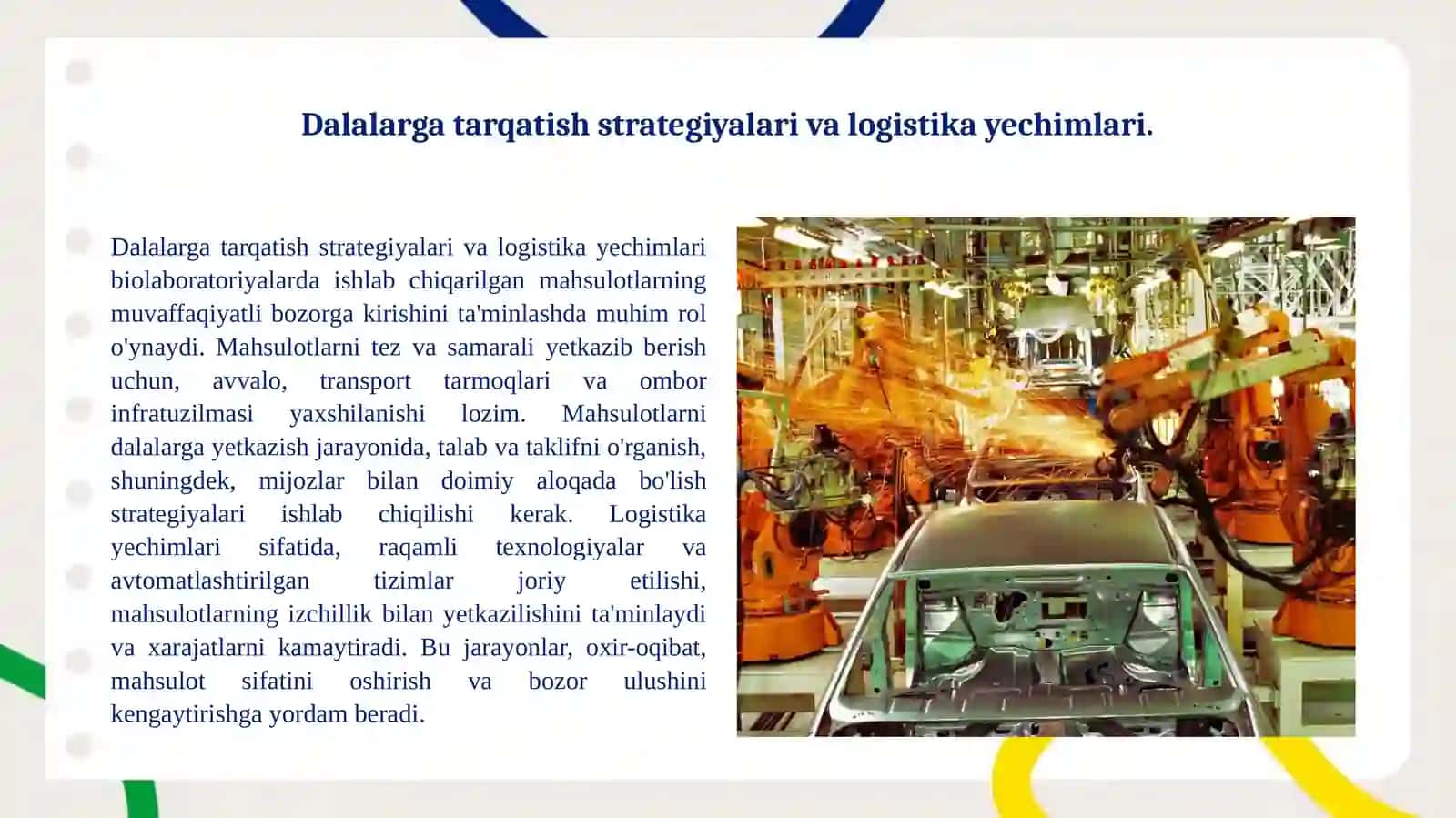 Biolaboratoriyalarda mahsulot ishlab chiqarish va ularni dalalarga tarqatish 4