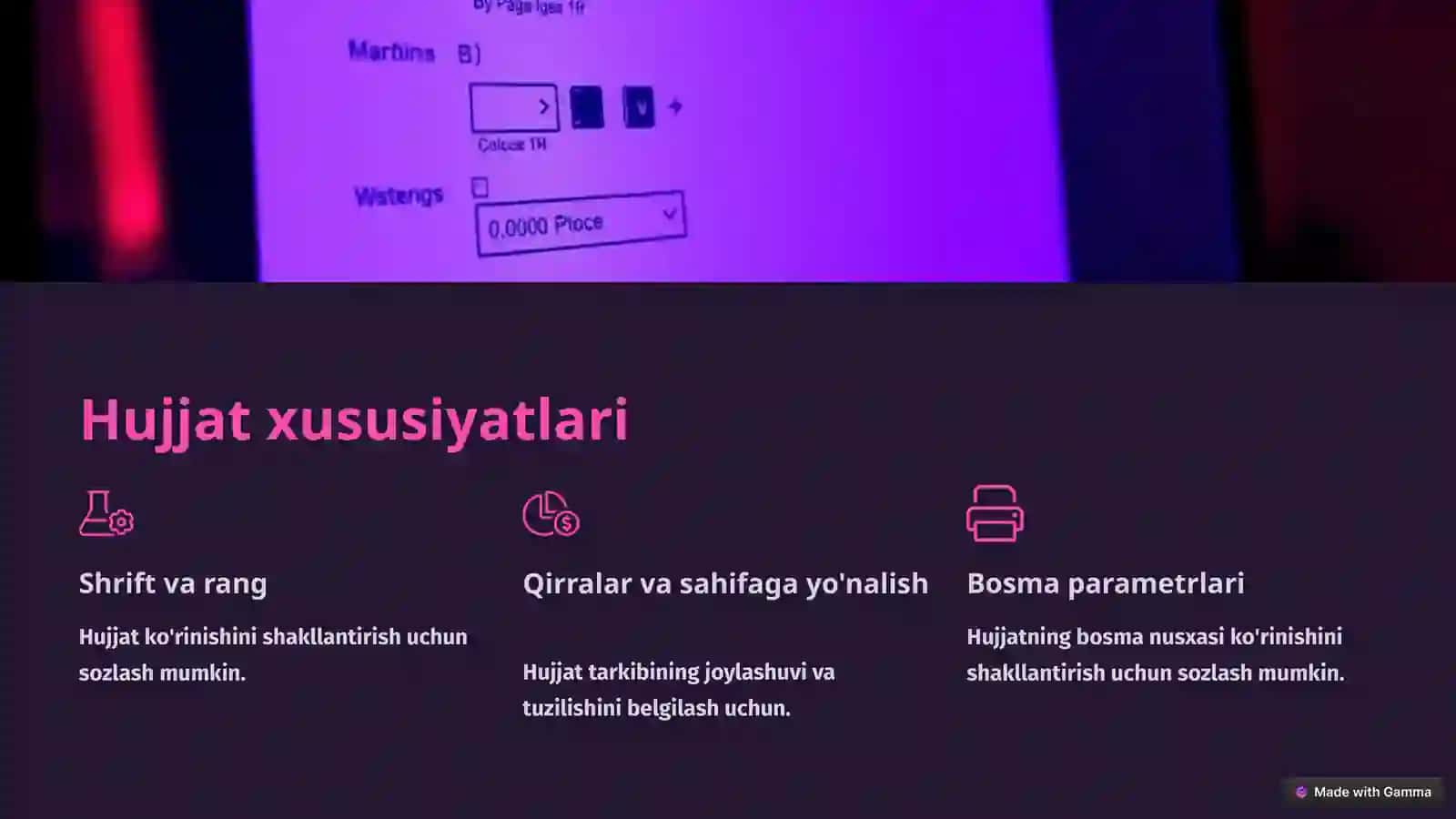 Avtomatlashtirilgan vositalar va shablonlar 4