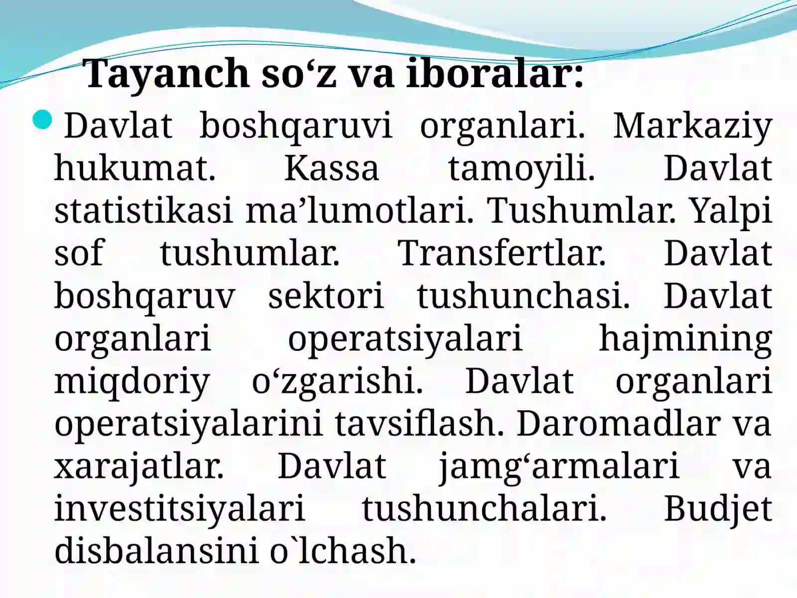 Davlatning byudjet–soliq (fiskal) siyosati 4