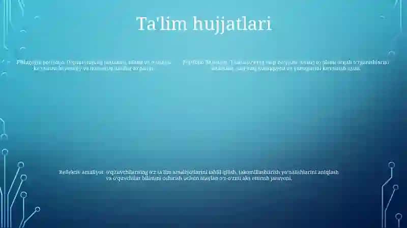 Maktabgacha TaʼLim Mudirasining Ish Hujjatlari Tartiblash 4