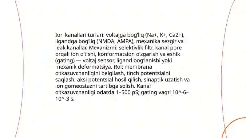 Hujayralarning o‘tkazuvchanligi va ularni o‘rganish usullari Moddalarning membranadan o‘tish yo‘llari 4