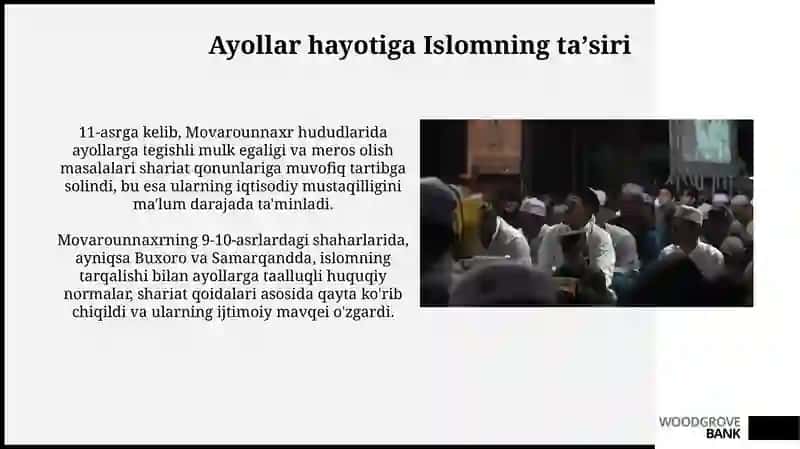 Islom dini tarqalishining ijtimoiy madaniy hayotga ta'siri 4