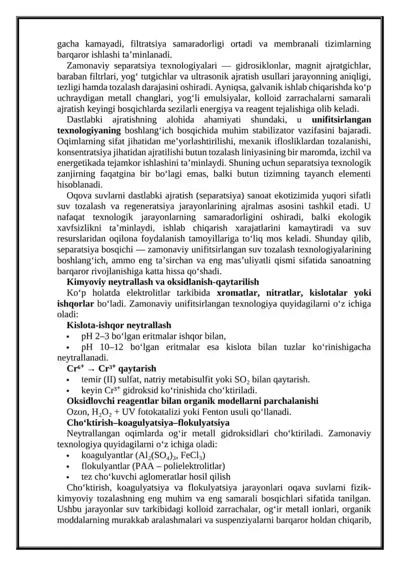 Elektrolit va detallarni yuvish texnologiyasi 4