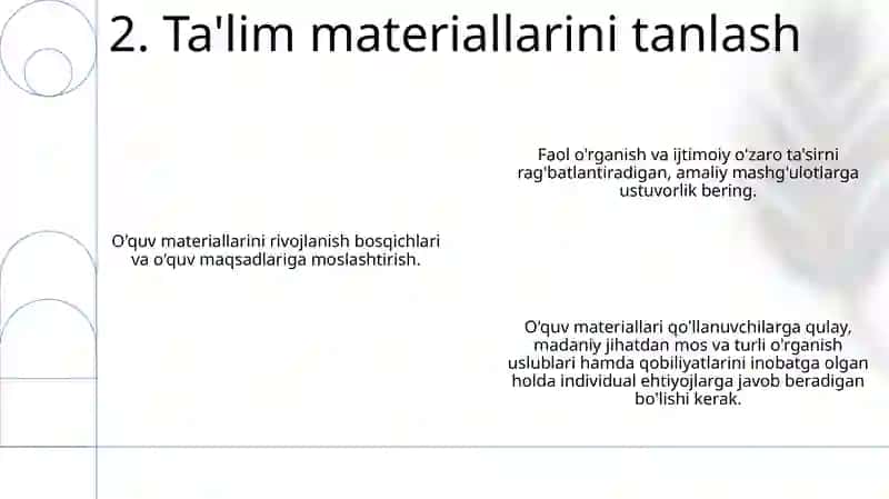 Rivojlantiruvchi markazlarda talimiy faoliyat va ularga qoʻyiladigan talablar 4