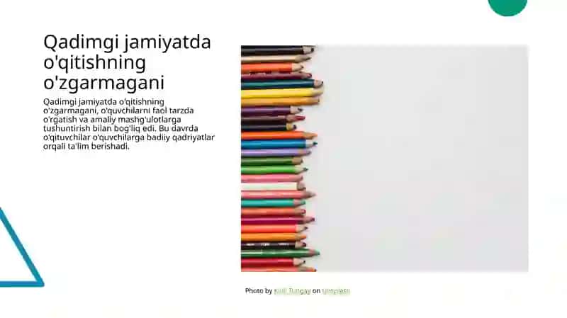 Pedagogika tarixi fan sifatida. Ibtidoiy jamoada tarbiya 4