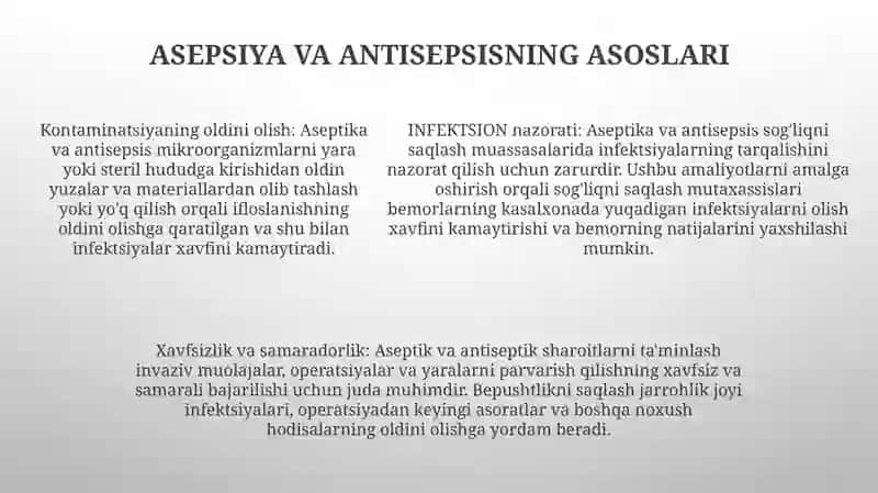 Asseptika va Antiseprika 4
