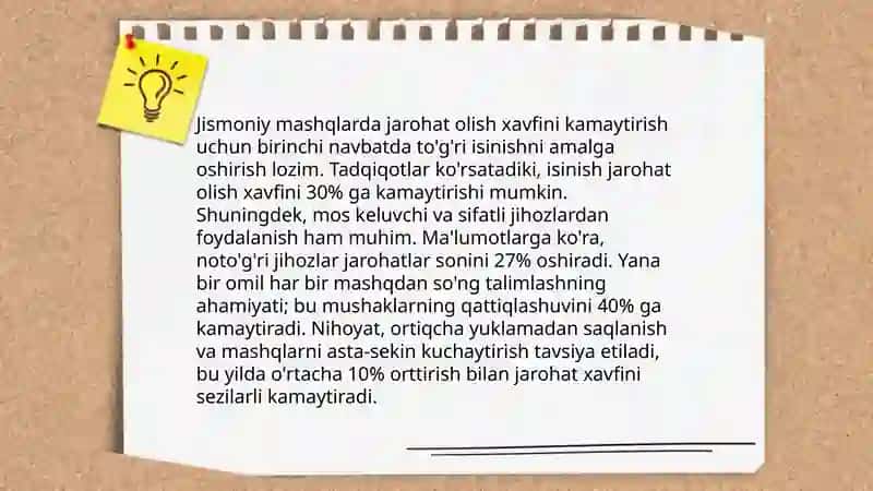 Jismoniy tarbiya darslarida xafvsizlikni ta'minlash 4