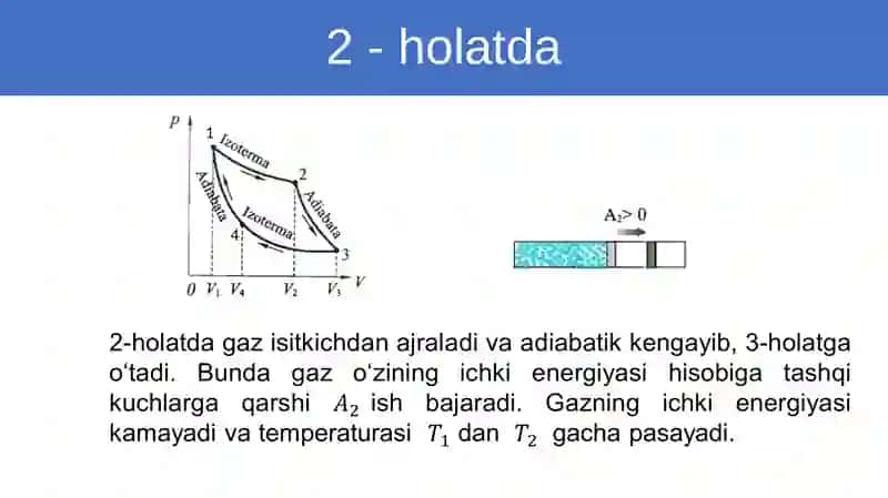 Issiqlik dvigatellarining ishlash prinsipi 4