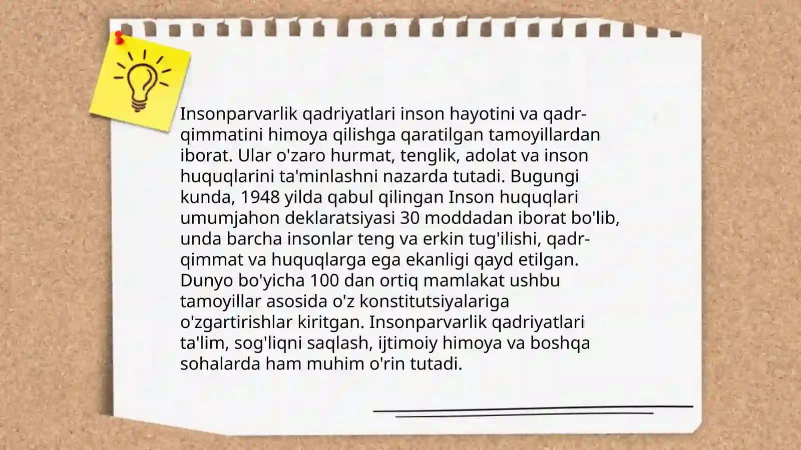 Insonparvarlik tamoyillari haqida taqdimot 4