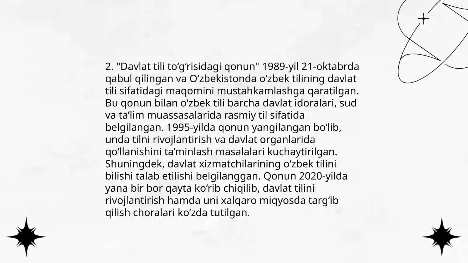 Savodxonlikni oshirish masalasi. Davlat tili haqidagi gazeta maqolasi tahlili. Imlo tamoyillari. Savodxonlik masalasi 4