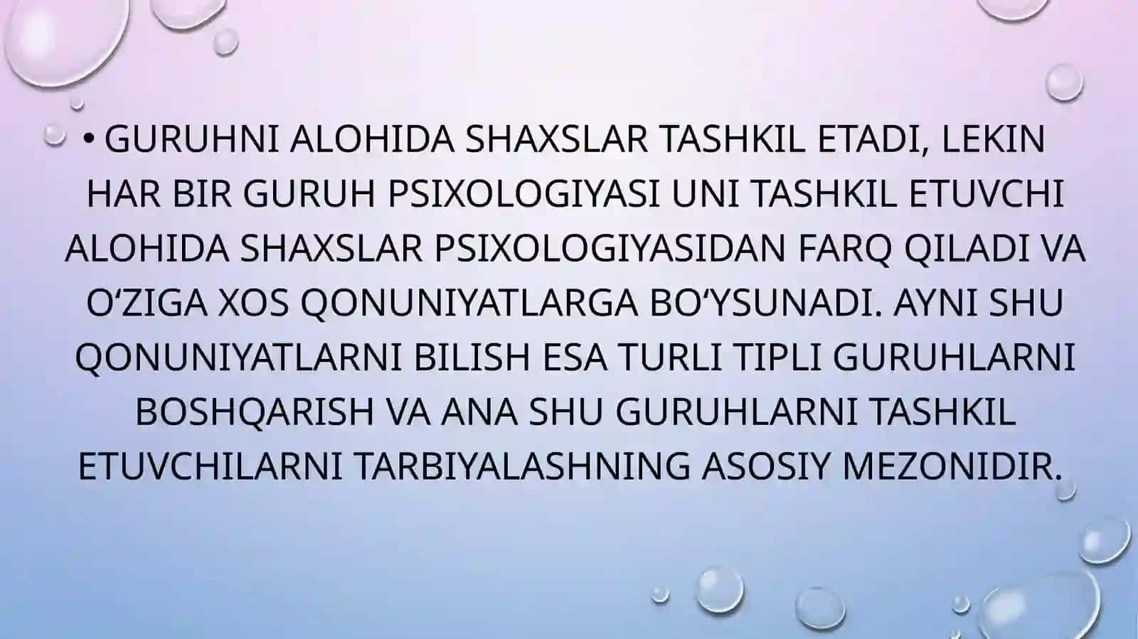 PSIXOLOGIYADA GURUHLAR MUAMMOSI VA QONUNIYATLARI 4