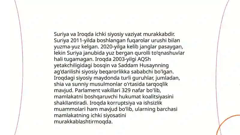 Suriya va Iroq Huquqiy Islohotlari 4