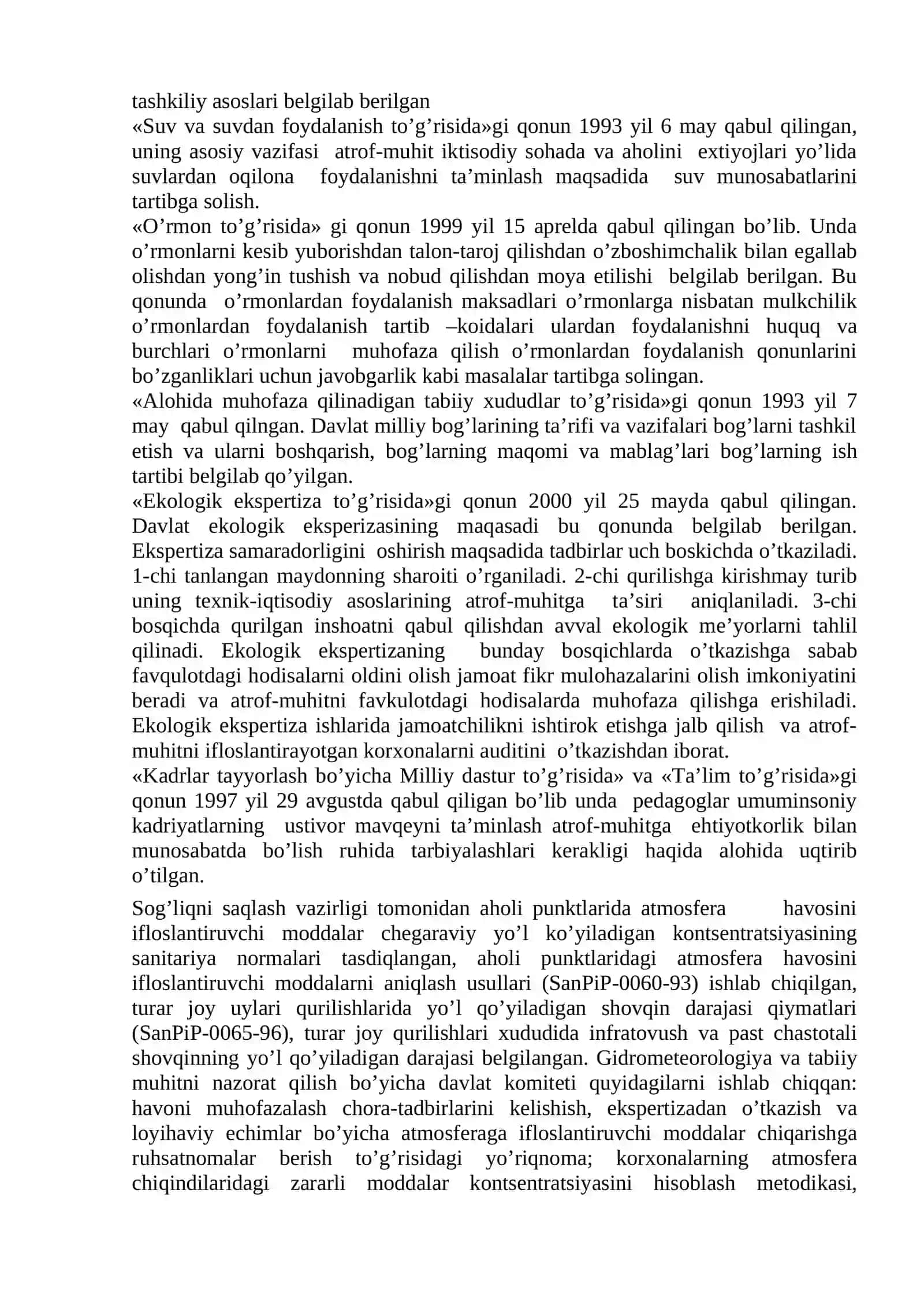 Ekologik xavfsizlik va barqaror rivojlanish 4