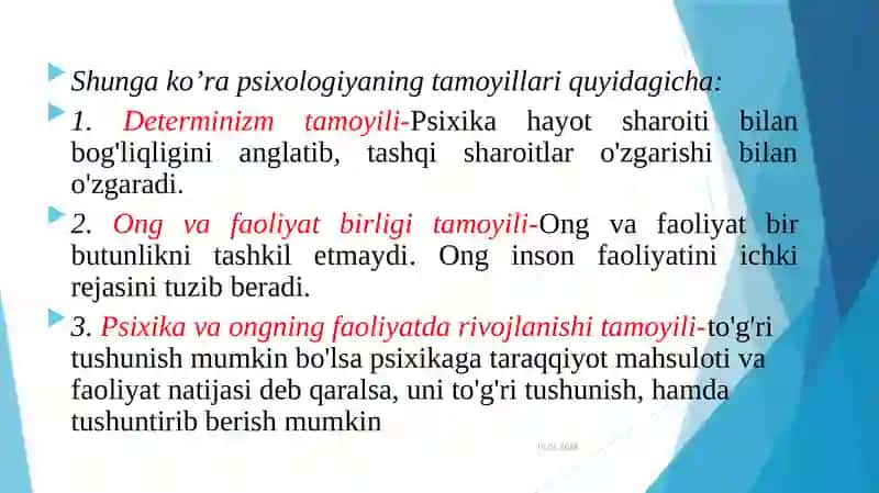 Umumiy psixologiya fanining tadqiqot metodlari va tarmoqlari 4