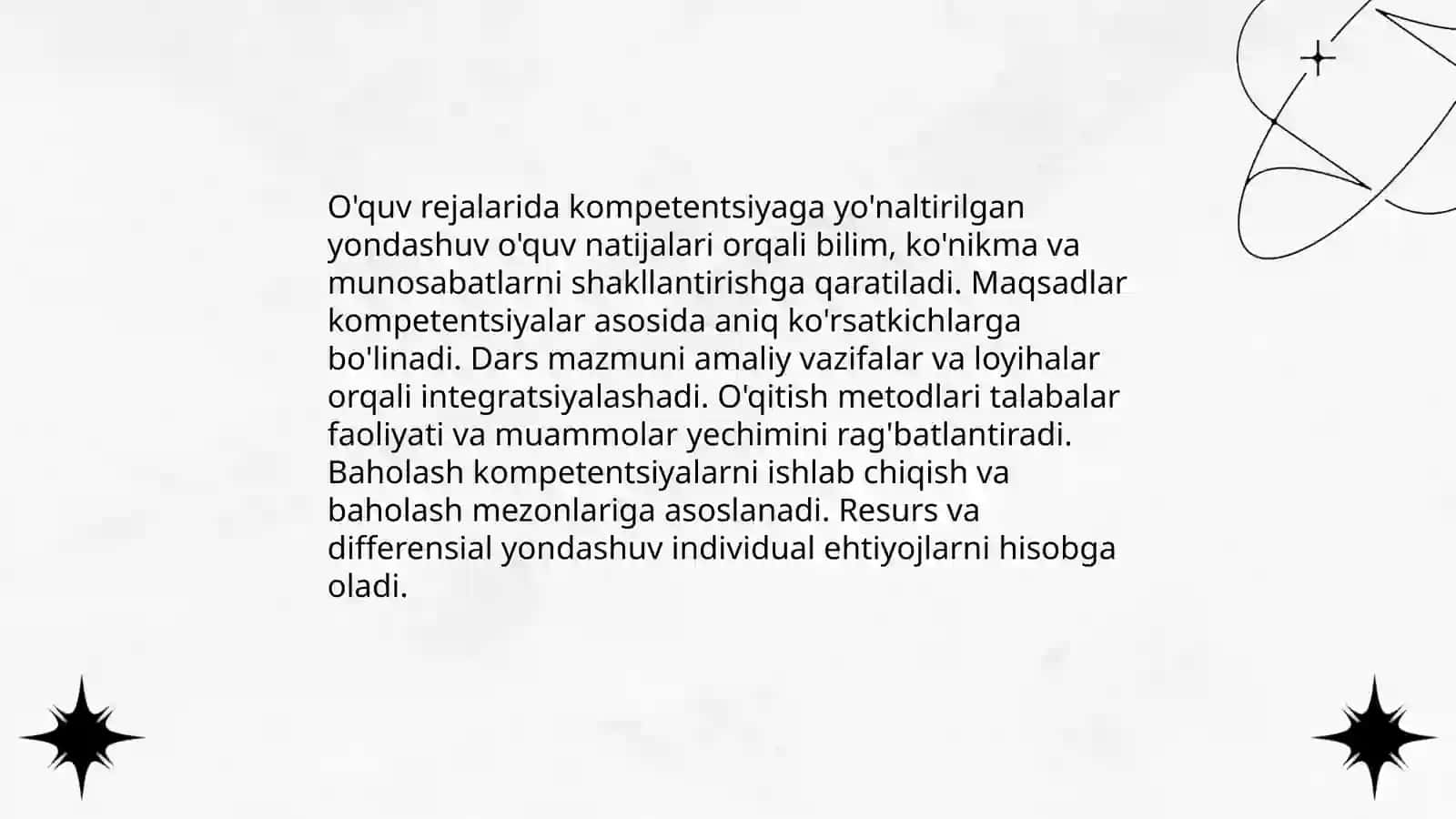 Texnologiya darslarini rejalashtirish 4
