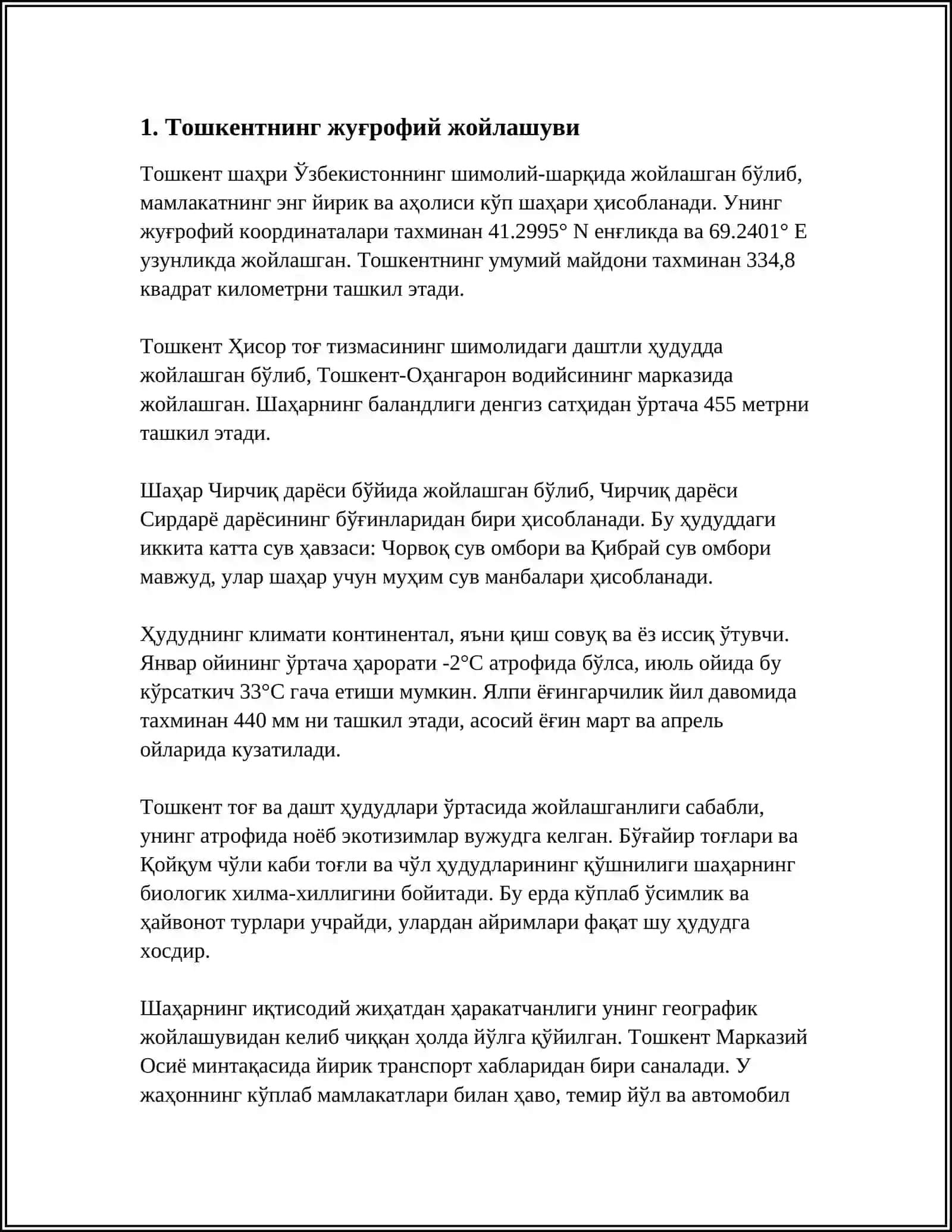 TOSHKENT BEKLIGI VA UNING XONLIKLAR BILAN MUNOSABATLARI 4
