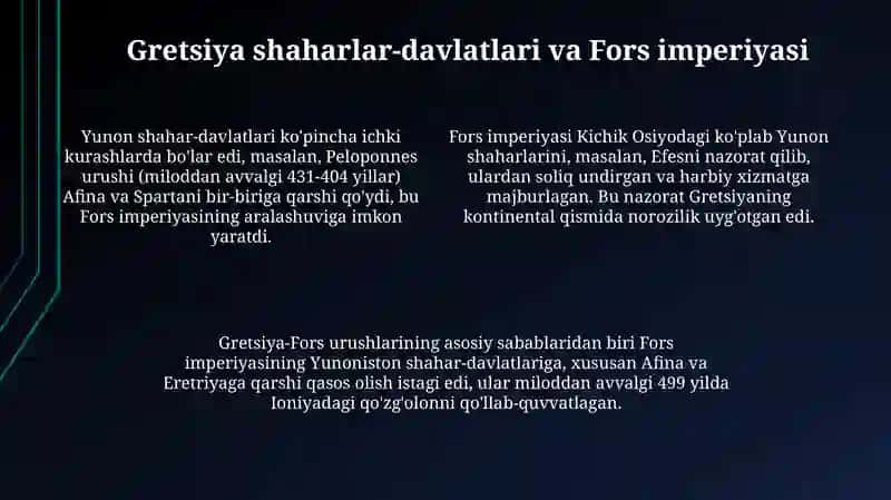 Yunon fors urushlari Makedoniyaning Yunonistonni bosibolishihaqida 4