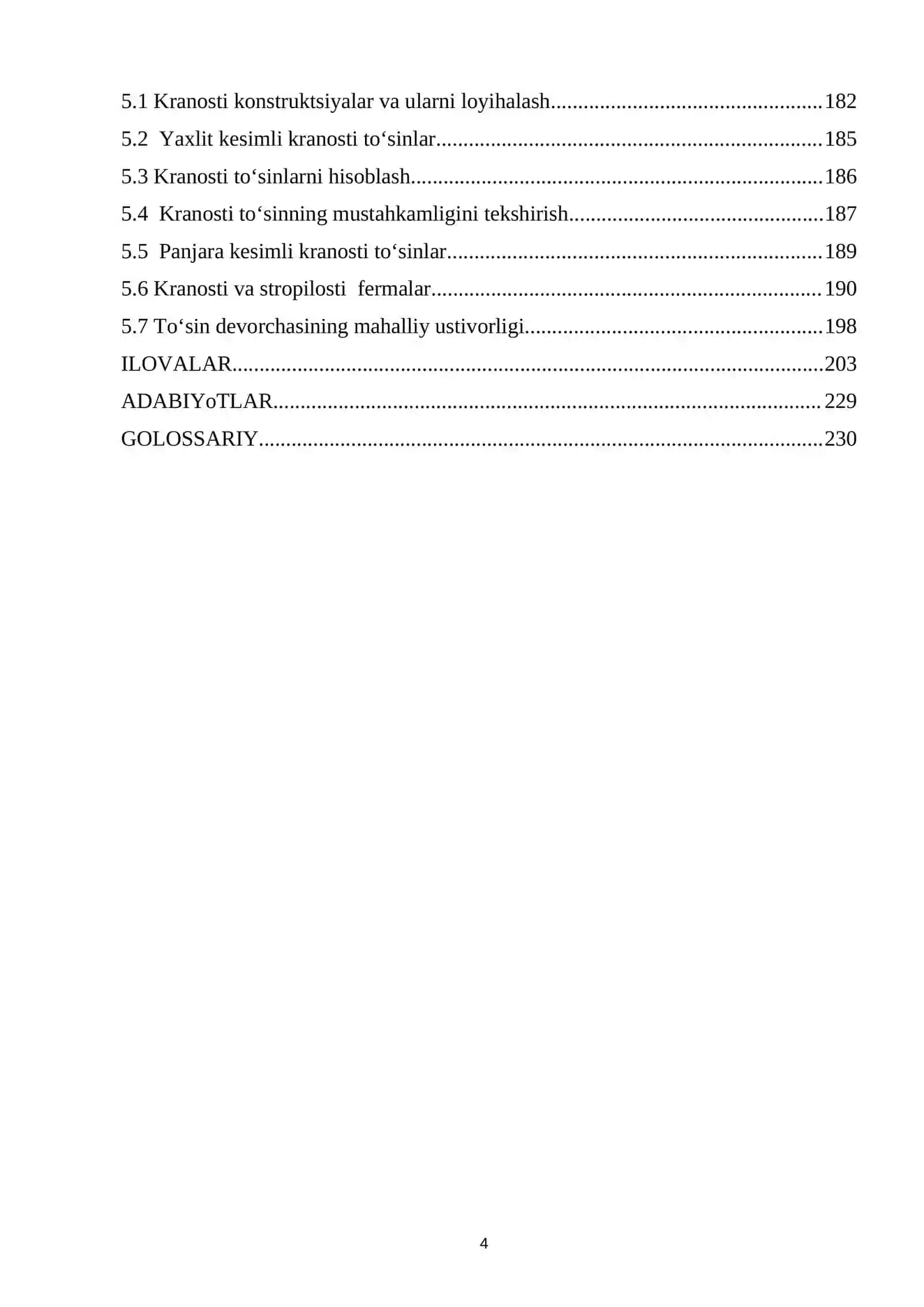 METALL konstruksiyalari (2- QISM. IShLAB ChIQARISh bino KonstruksiyaLARINI Hisoblash va loyixalash) 4