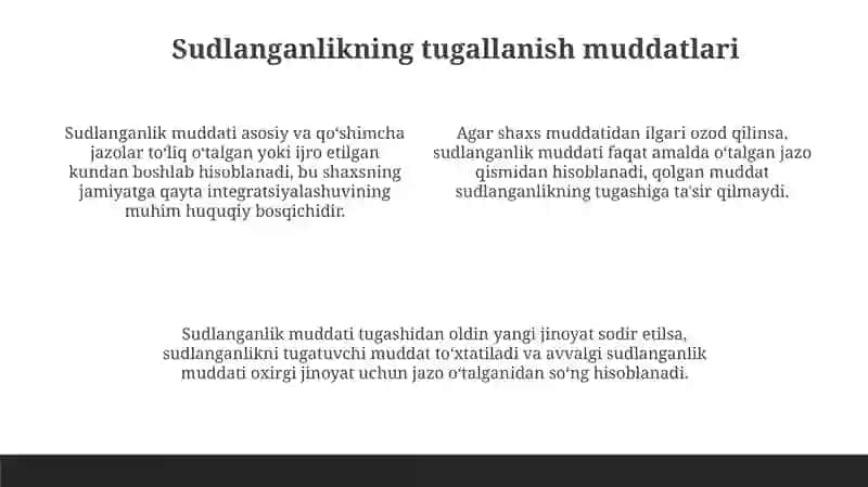 Sudlanganlikning huquqiy ahamiyati 4