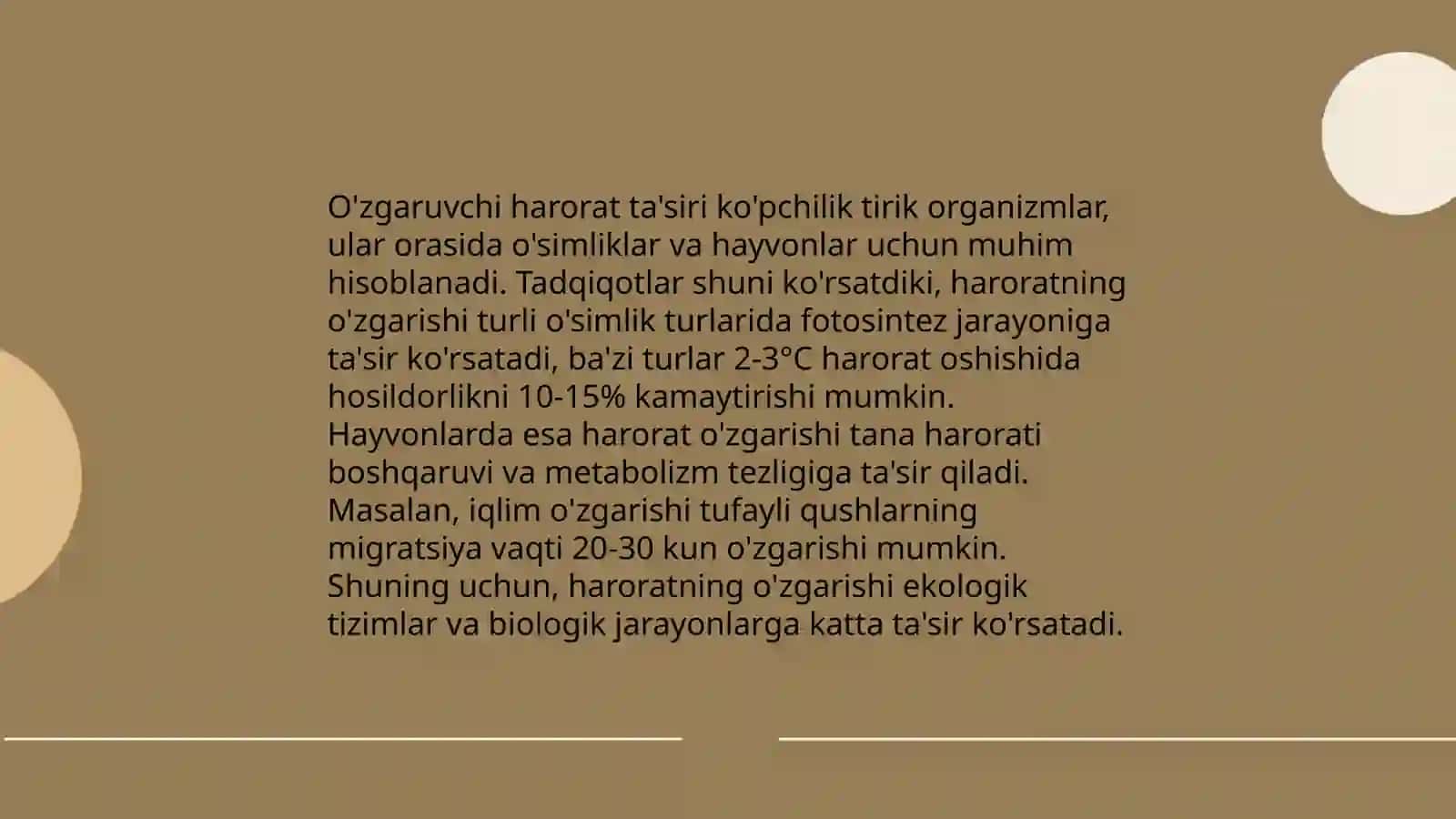 O'zgaruvchi harorat muhitida qizish va sovish vaqti 4