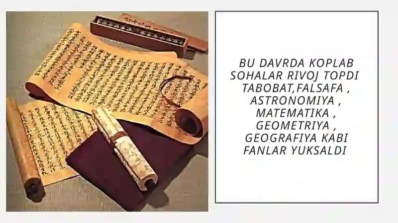 Islam Uygonish davrida Fan va Teknika 4