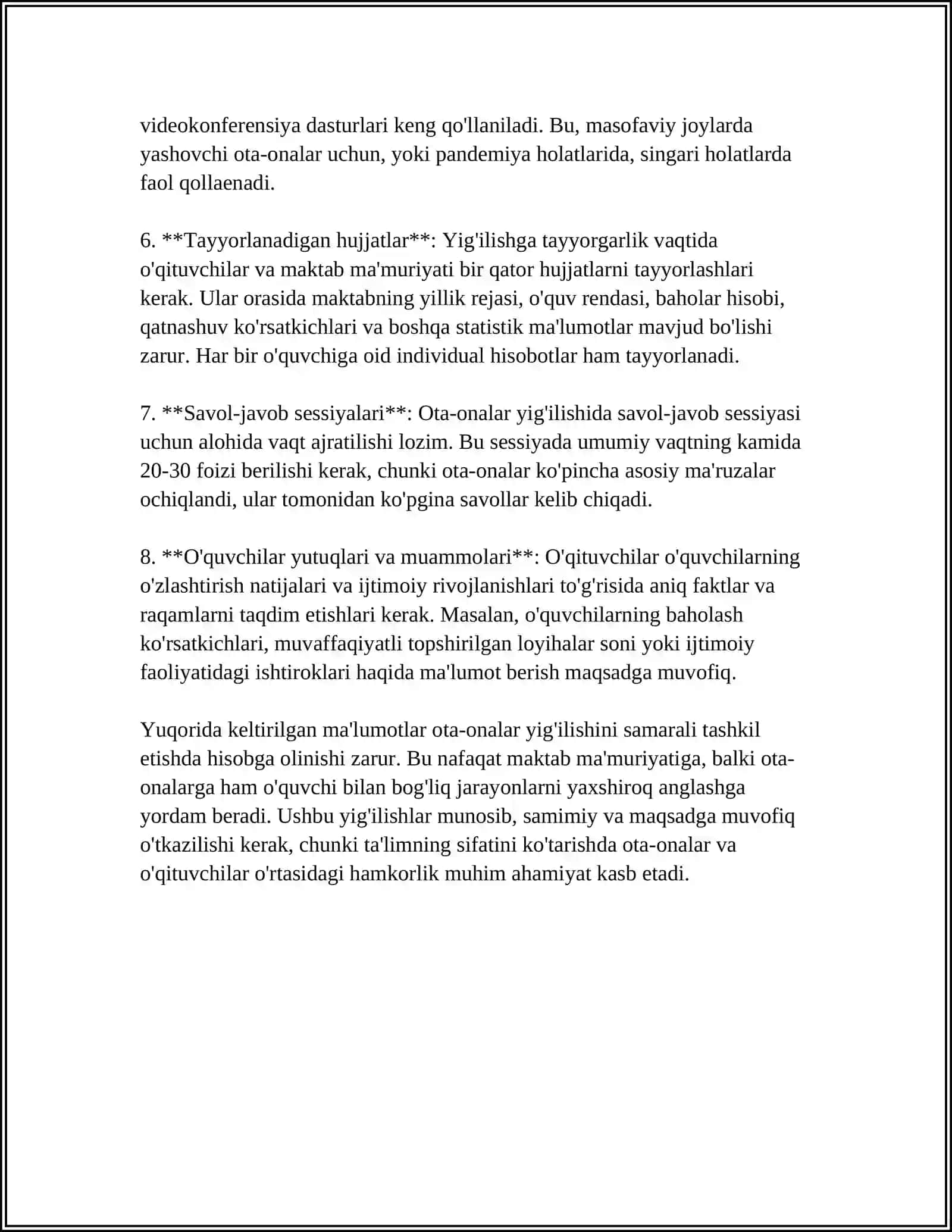 MAKTABGACHA TA'LIM TASHKILOTINING OILA BILAN ISHLASH SHAKLLARI 4