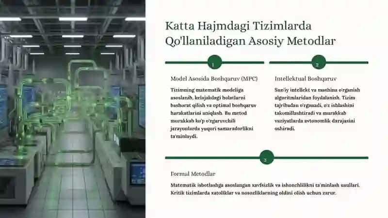 Katta Hajmdagi Tizimlarni Boshqarishda Yechimlar va Metodlar 4