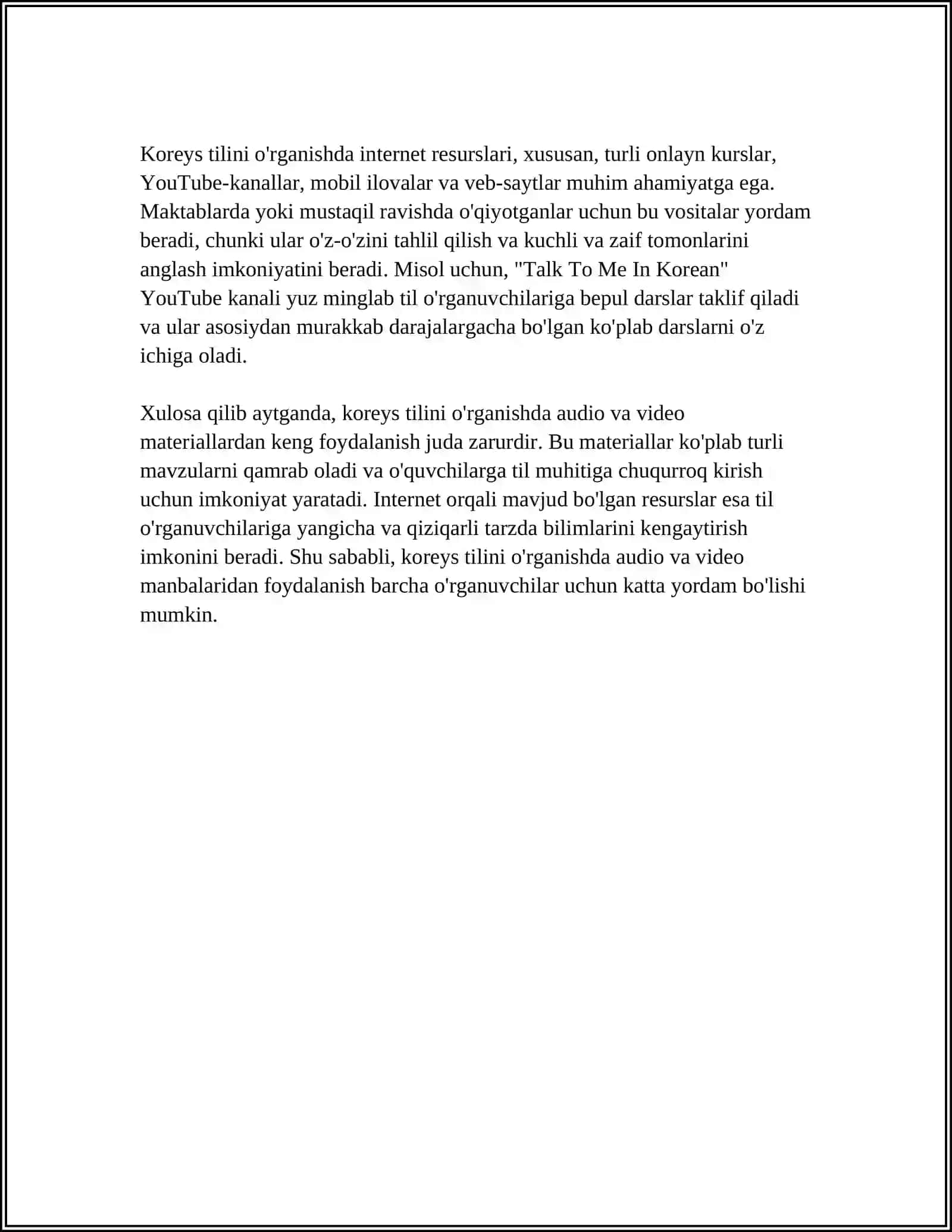 KOREYS TILI O'RGATISHNING PEDAGOGIK TEXNIKASI 4