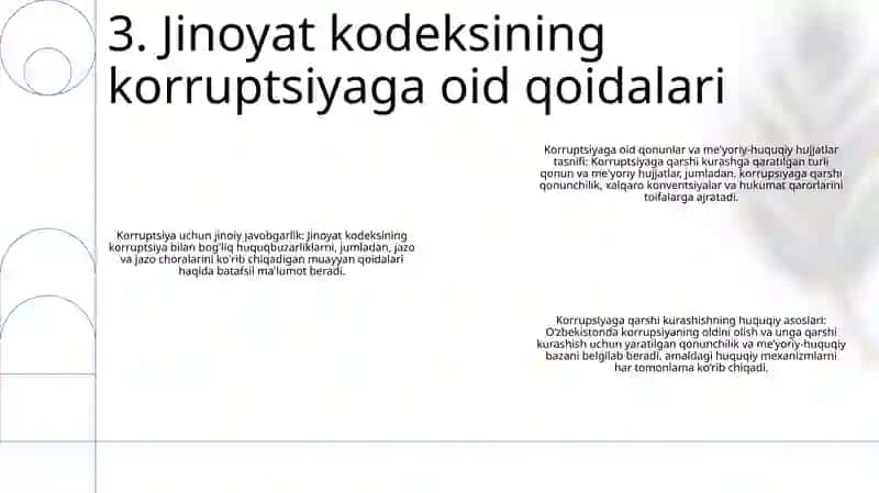 O‘Zbekiston korrupsiyaga oid qonunlar va qarorlar tasnifi 4