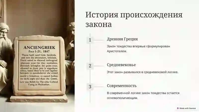 Закон Тождества 4