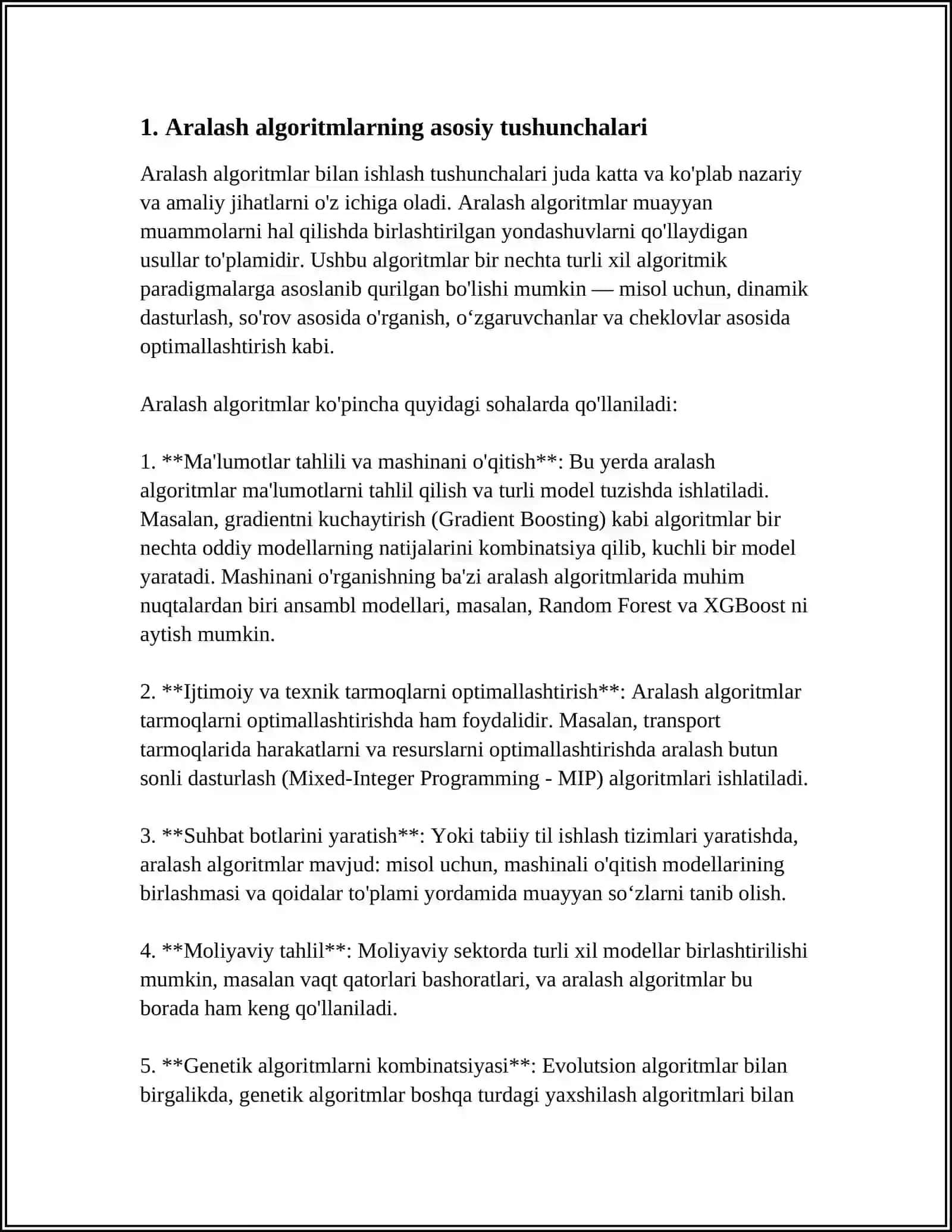 ARALASH ALGORITM 4