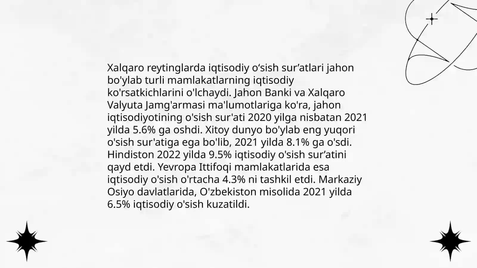 Yangi Oʻzbekistonning ijtimoiy rivojlanish ko'rsatkichlari 4