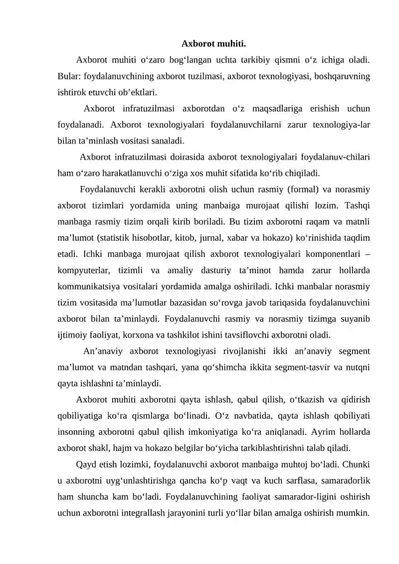 Axborot texnologiyasining integratsiyasi 4