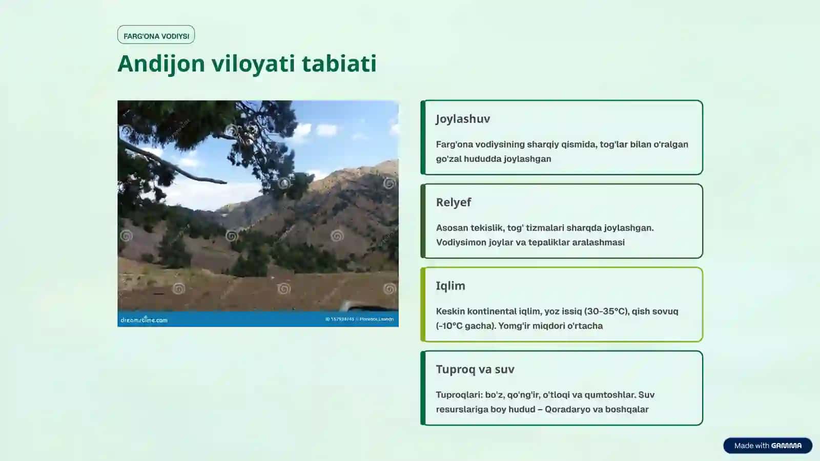 O'zbekiston geografiyasi va 12 viloyat tabiati 4