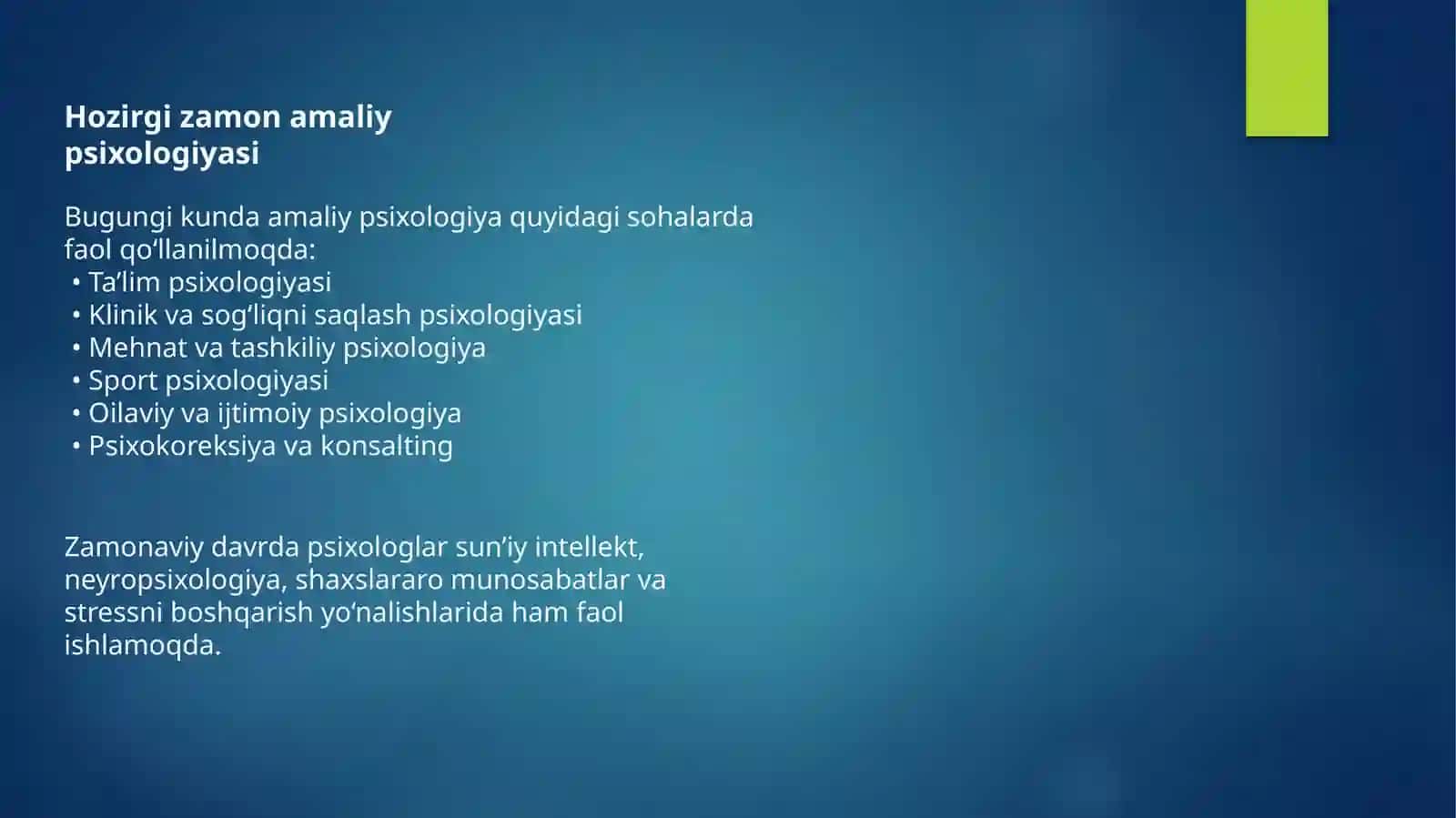 Amaliy psixologiya tarixi 4