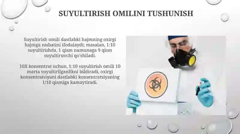 Viruslarning oxirgi suyulish darajasini aniqlash 4