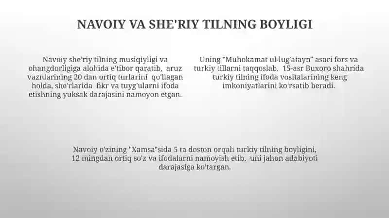 Alisher Navoiyning til va nutq haqidagi qarashlari 4