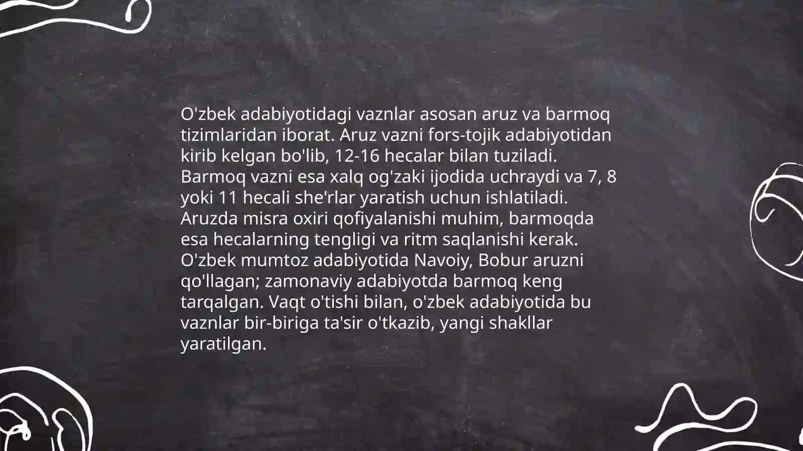 Sheriy asarlarning vaznini aniqlash 4