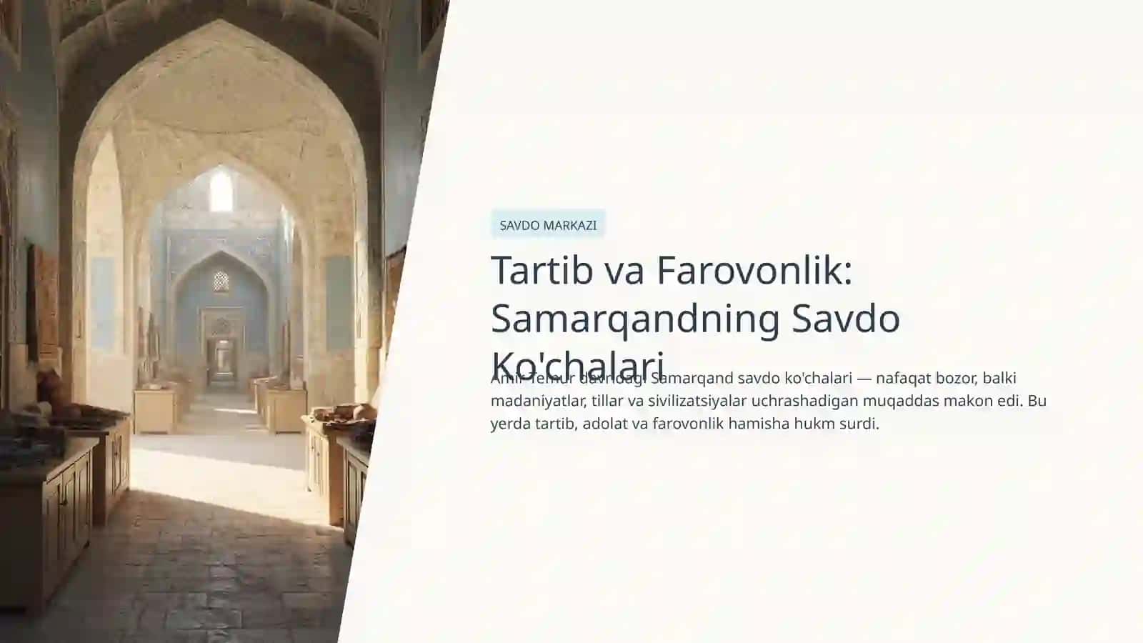 Amir Temur va Temuriylar Davrida Iqtisodiy Munosabatlar 4